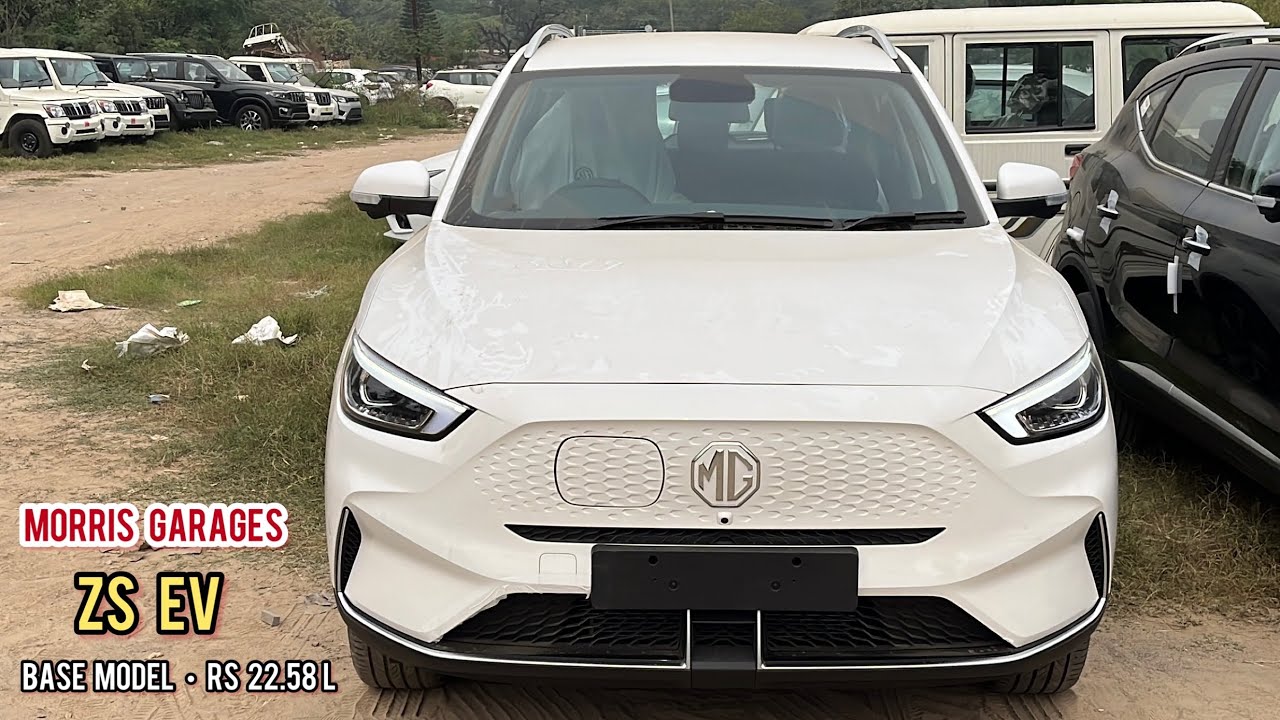 New MG ZS EV - Excite (Base Model) 2022 🔥 Rs 22.58L | First Time on YouTube - Detailed Walkaround!
