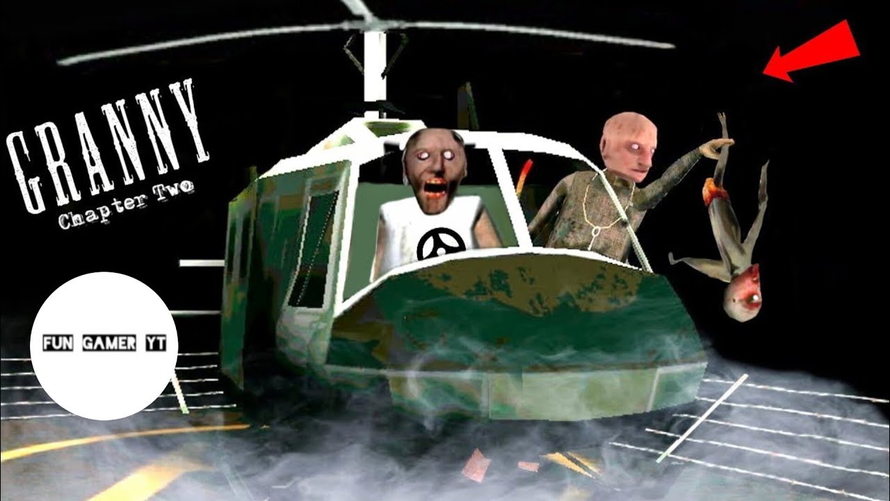 Andhere mai Granny ki helicopter chori, Granny chapter 2 #fungameryt #granny #horrorgame 