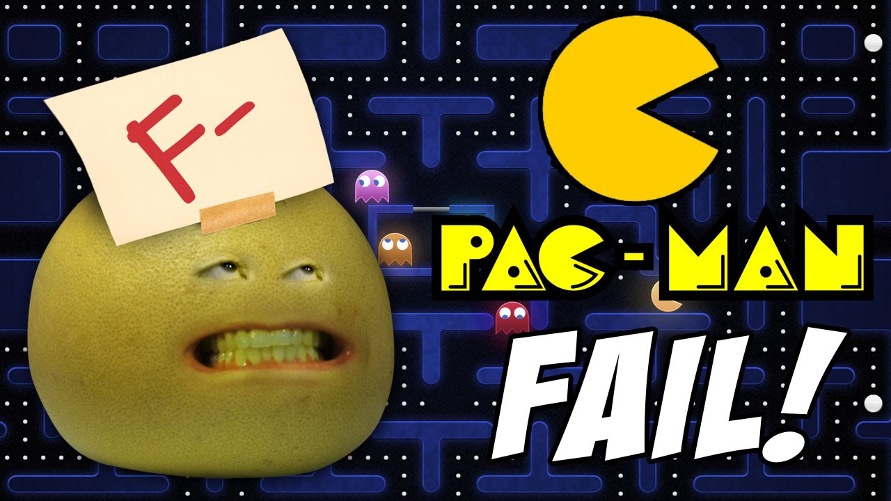 GRAPEFRUIT FAILS AT PACMAN! - Let's Play Annoying Orange