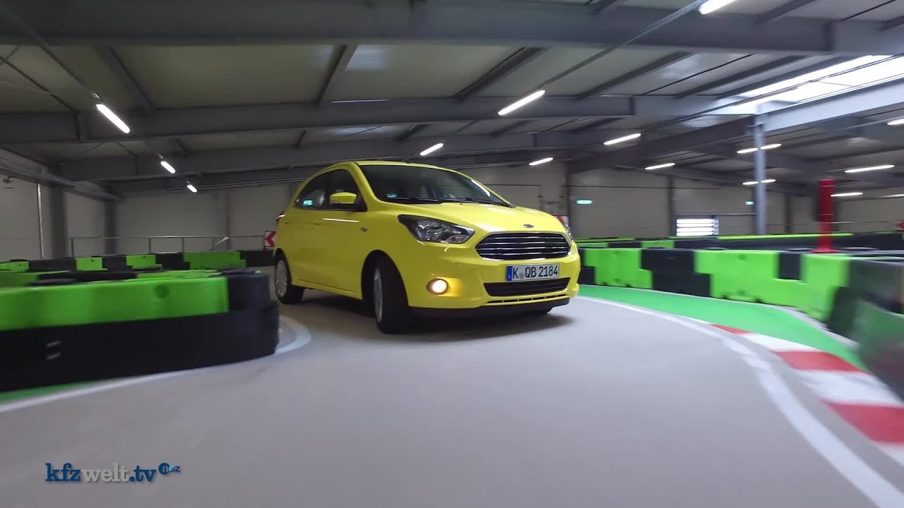 Test: Ford Ka Plus auf der Kartbahn im Nettedrom - kfzwelt.tv
