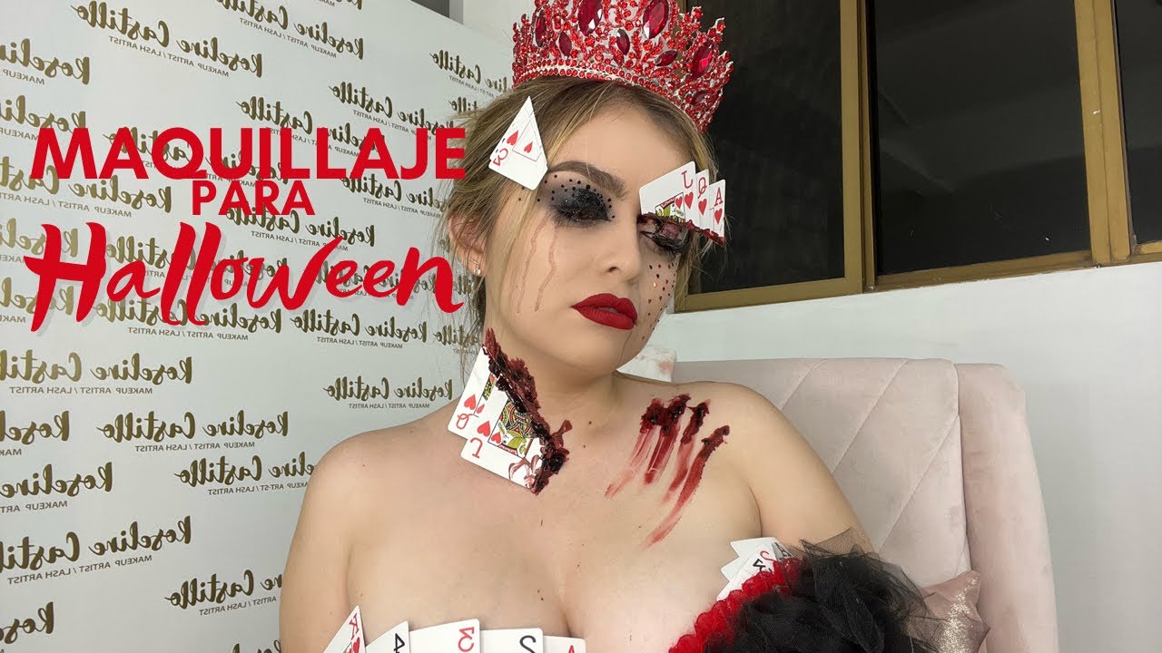 REINA DE CORAZONES / MAQUILLAJE PARA HALLOWEEN 2022