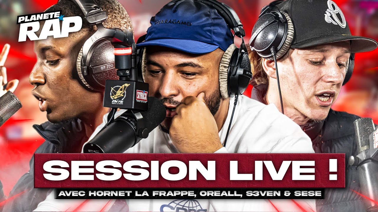 SESSION FREESTYLE avec Hornet La Frappe, Oreall, S3ven & Sése ! 
