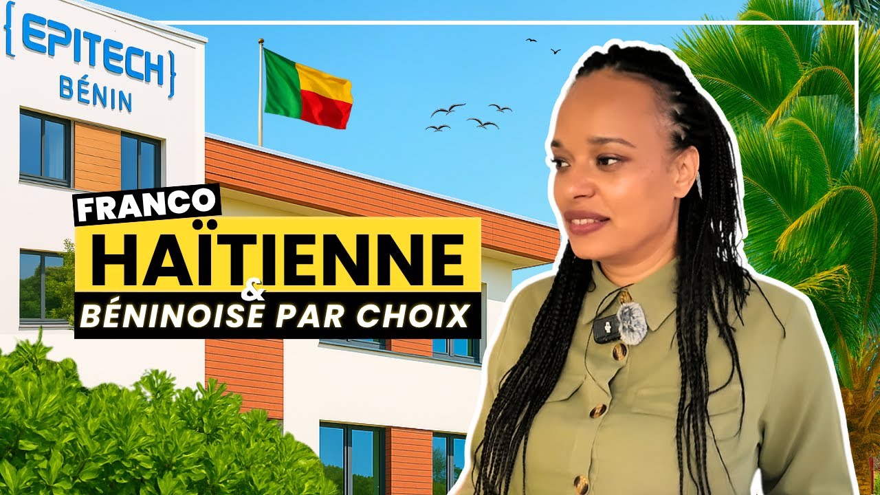 Franco-Haïtienne 🇫🇷🇭🇹 elle dirige la plus grande école du numérique au Bénin 🇧🇯