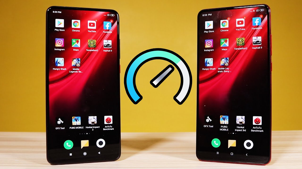 Тест скорости Redmi K20 (Mi 9T) против Redmi K20 Pro