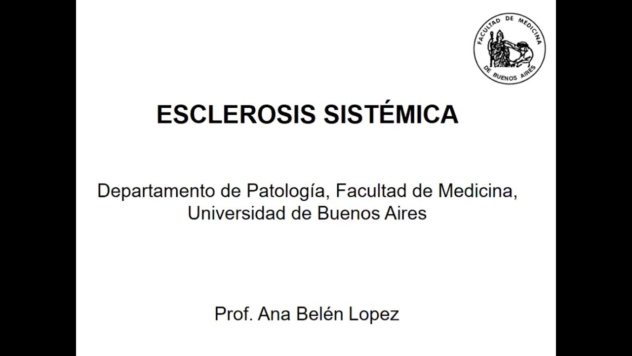 Esclerosis sistémica - Dra. Belén López