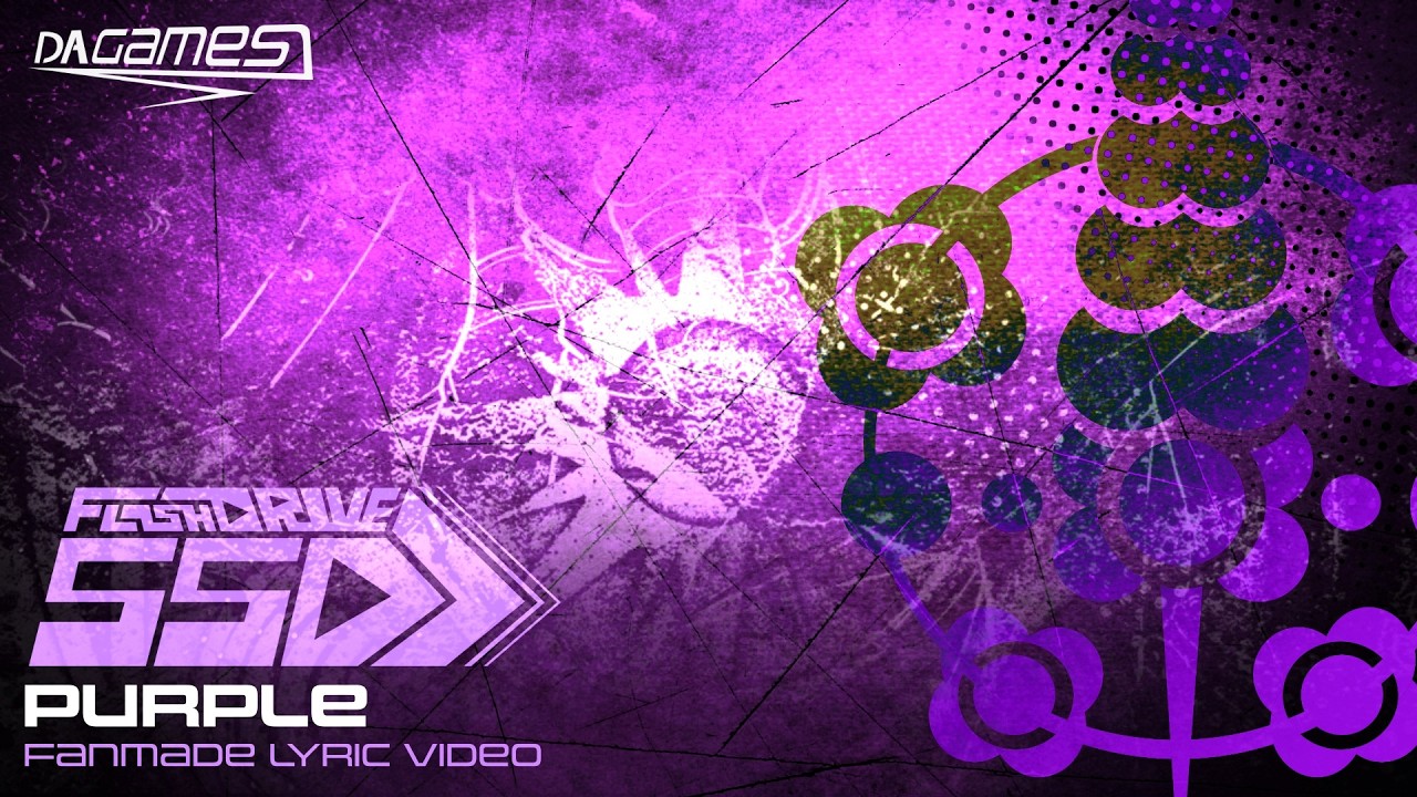 DAGames - FlashDrive SSD (Purple) | FANMADE LYRIC VIDEO | Gerry R.