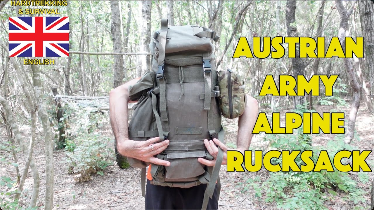 Austrian Army Alpine Rucksack, military surplus