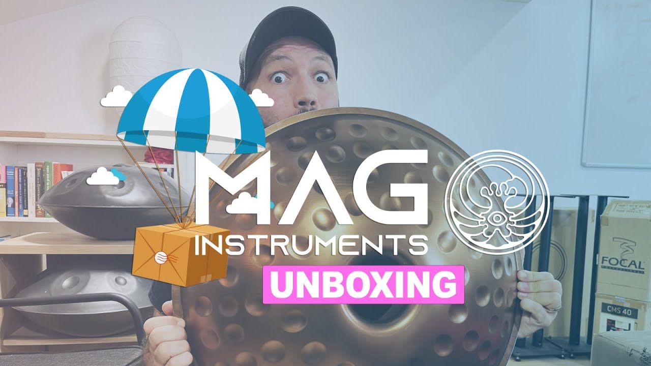 Handpan unboxing from @maginstruments with David Charrier