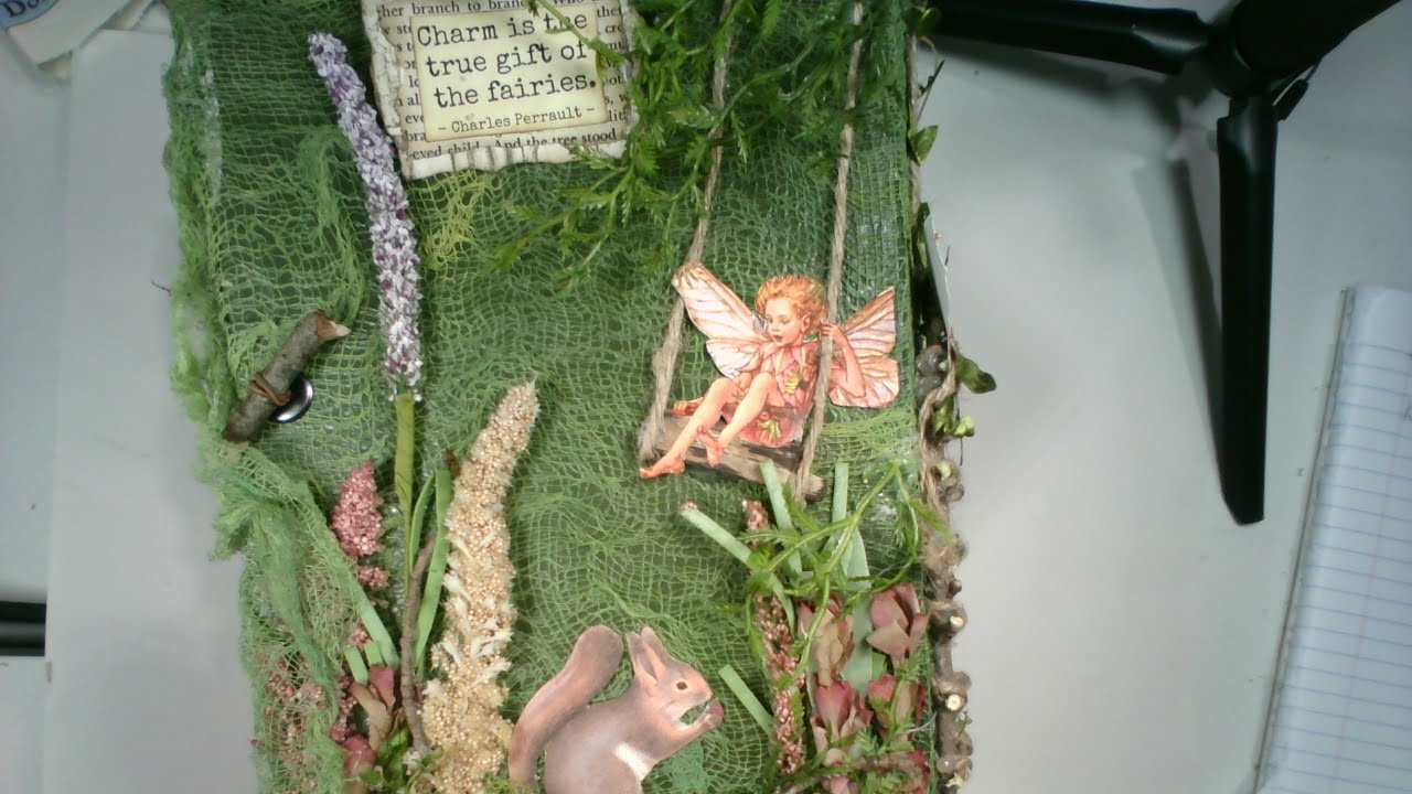 Finished Forest Fairy Junk Journal Flip Through(sold)