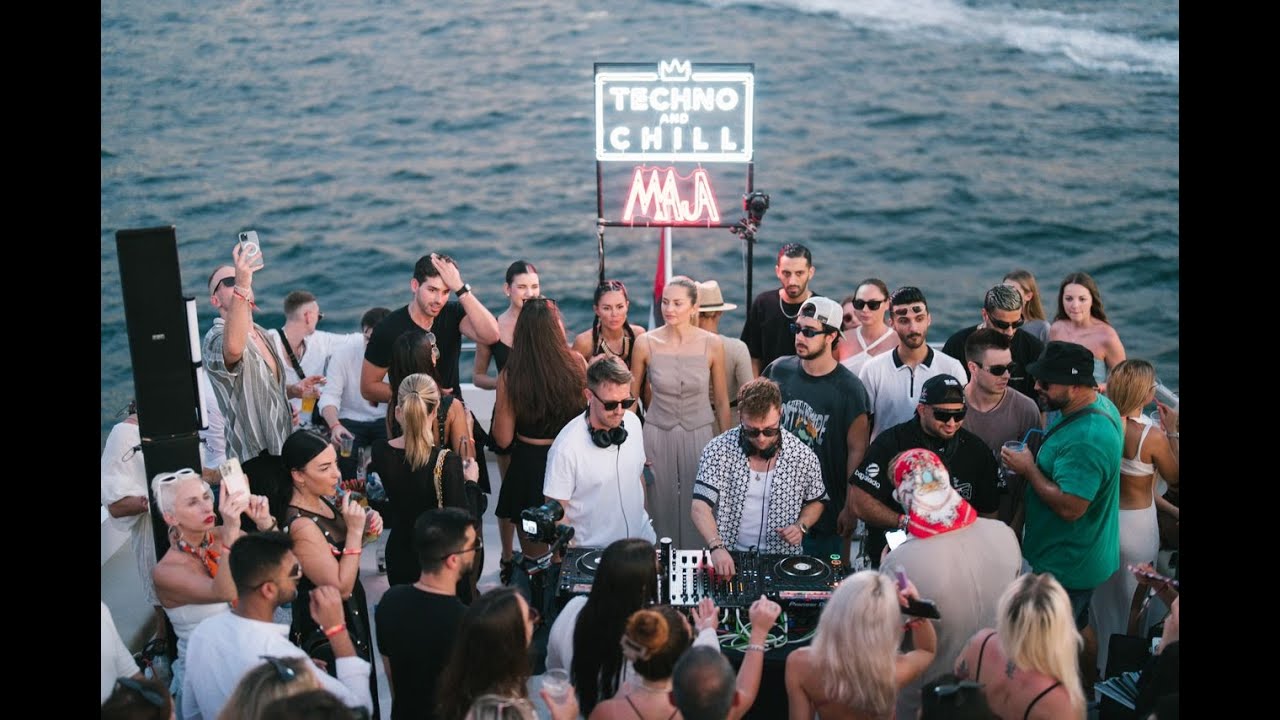 MAJA BY MOLE & JEAN PHILIPPE @Boatriders @technoandchill BOAT PARTY IN DUBAI
