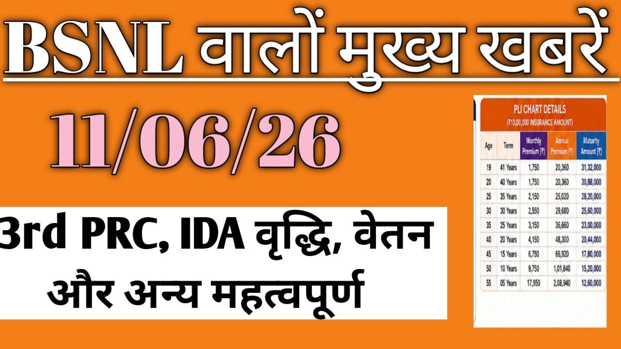 BSNL latest news today June 11, 2026 | BSNL latest news today | BSNL employee latest news today