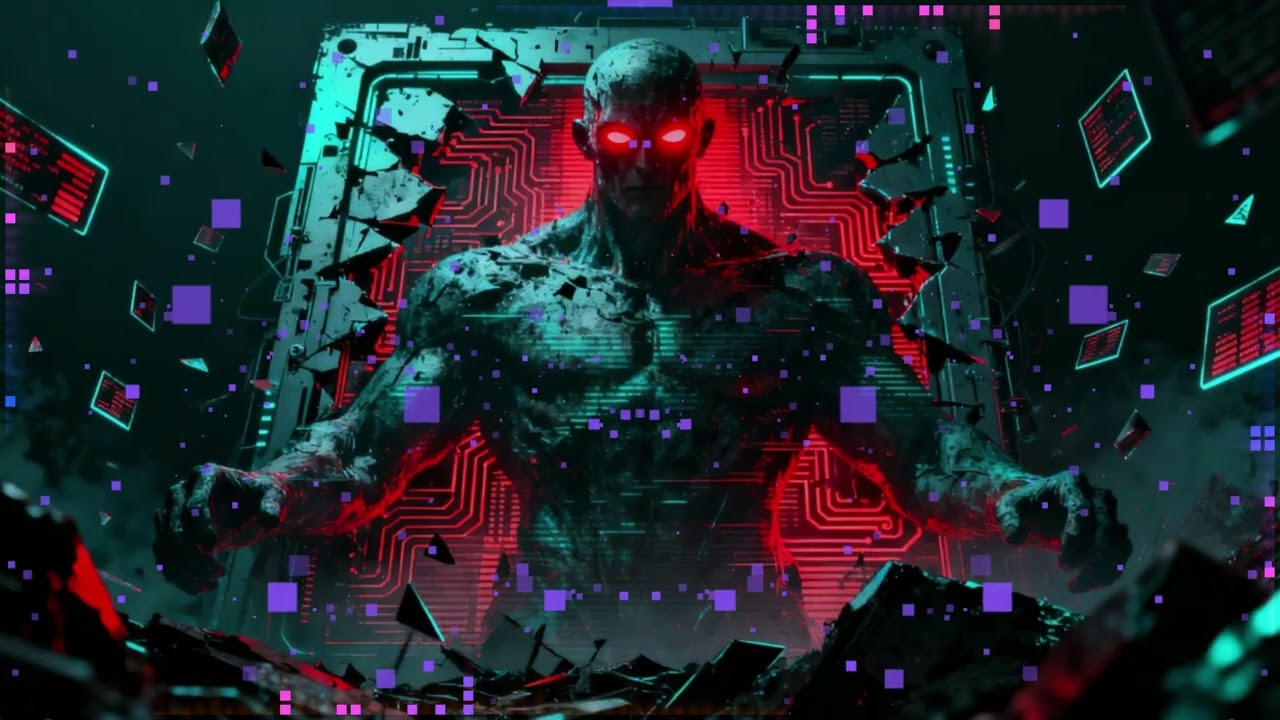 Cyber Metatron – Code Awakening (Synthwave Metal) 🤖⚡