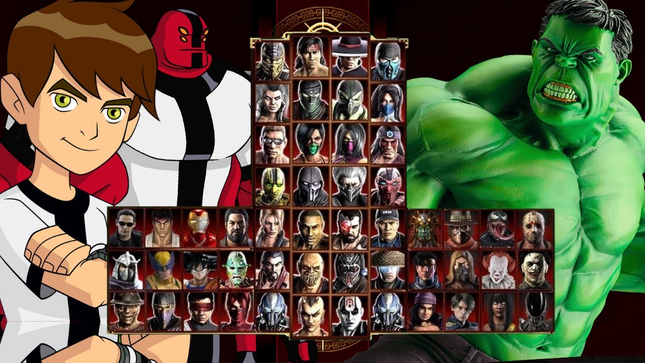 Mortal Kombat 9 - BEN 10 & HULK MARVEL - Expert Tag Ladder - Gameplay @(1080p) - 60ᶠᵖˢ ✔