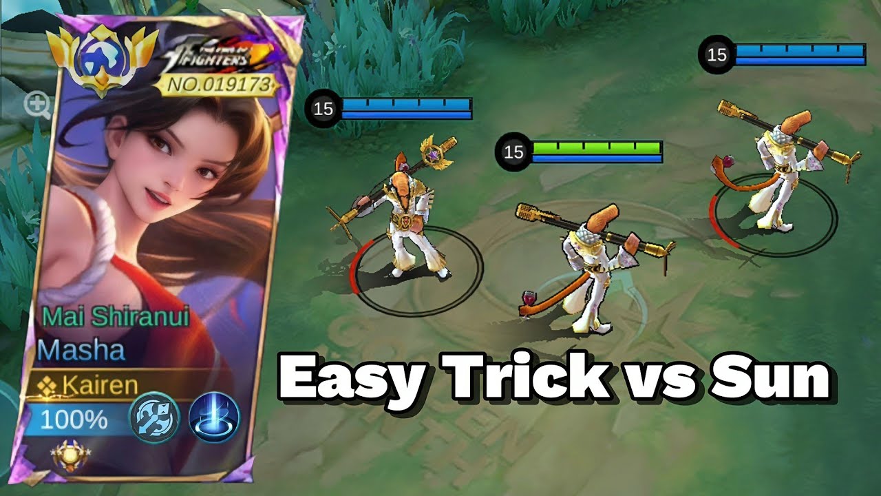 SUN IS COUNTER FOR MASHA? | GLOBAL MASHA TRICK TUTORIAL - MLBB