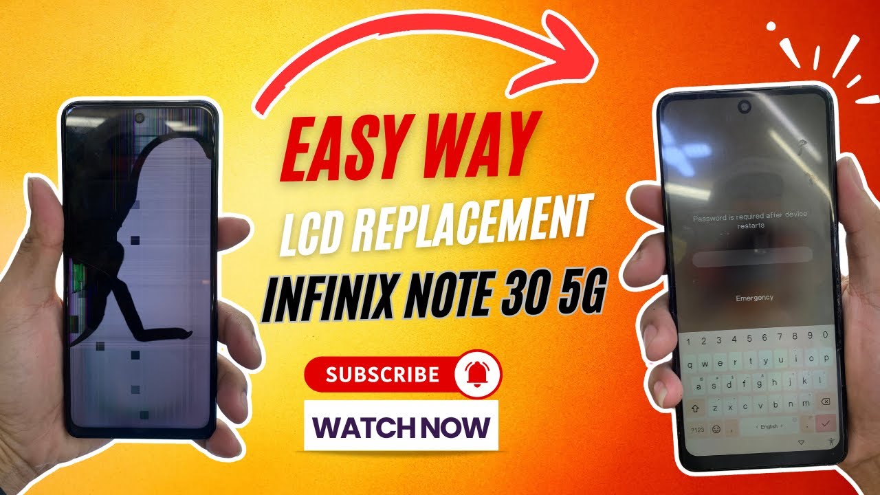 Замена ЖК-дисплея iNfiNix Note 30 5G | Как заменить ЖК-дисплей на Infinix Note 30 5G
