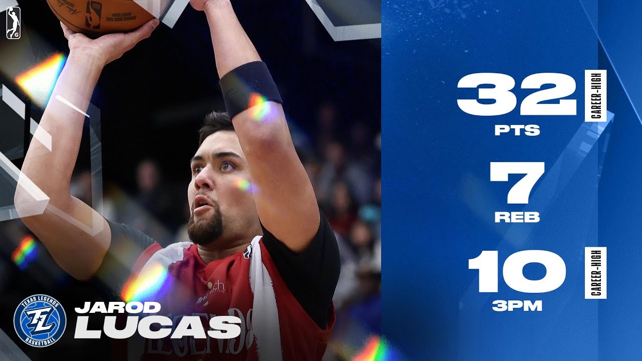 Jarod Lucas Records Career-High 32 Points and 10 Three-Pointers Made In Legends Win!