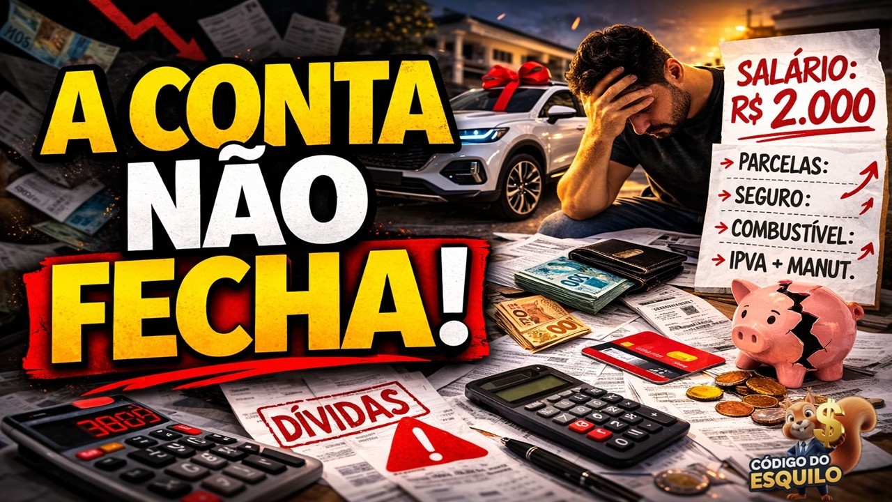 🔥 A Armadilha do Carro de R$200 mil Com Salário de R$2 mil