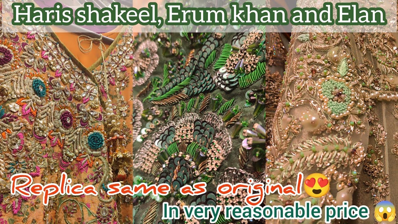 Pakistani wedding dresses | Liberty market lahore | link market wedding dresses | branded replica