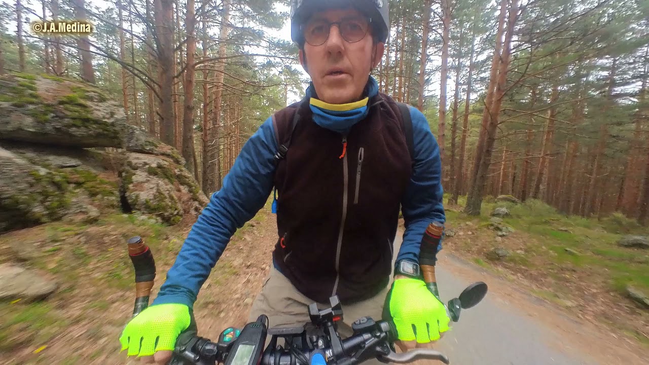 En e-bike por el Pinar de Valsain (Segovia) 4K