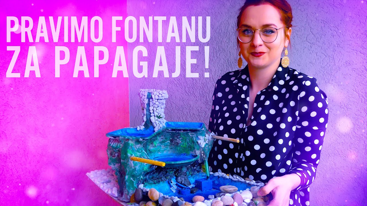 KAKO NAPRAVITI FONTANU ZA PAPAGAJE I OSTALE PTICE