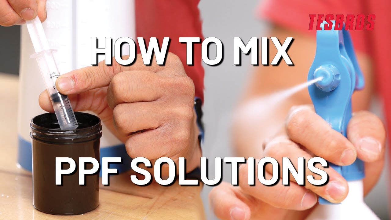 How to Mix Slip and Tack Solutions For PPF Installation