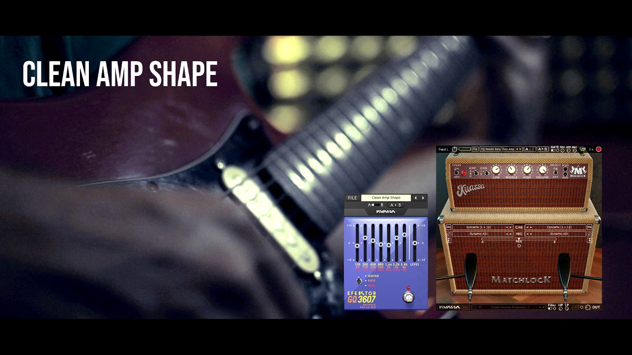 Melodic Demo - Efektor GQ3607 Free Guitar Graphic Equalizer Plugin