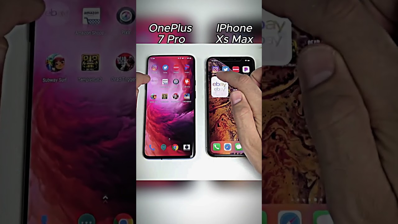 IPhone XS Max vs. OnePlus 7 Pro: The Ultimate Speed Test Showdown!