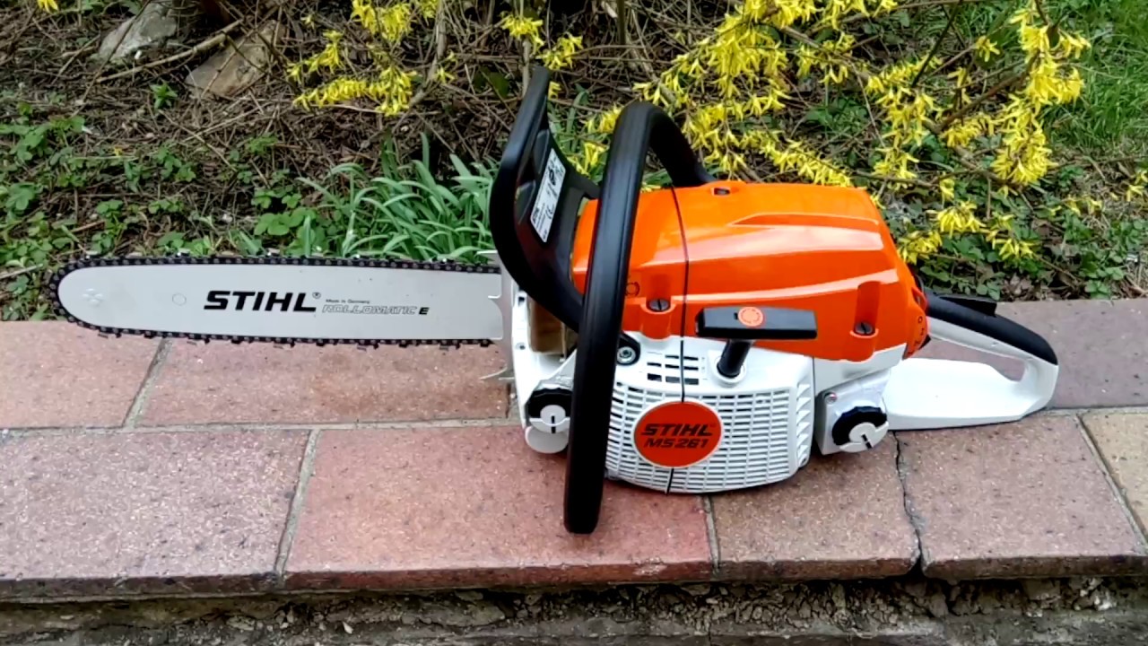 Chainsaw Stihl MS 261 Video tour