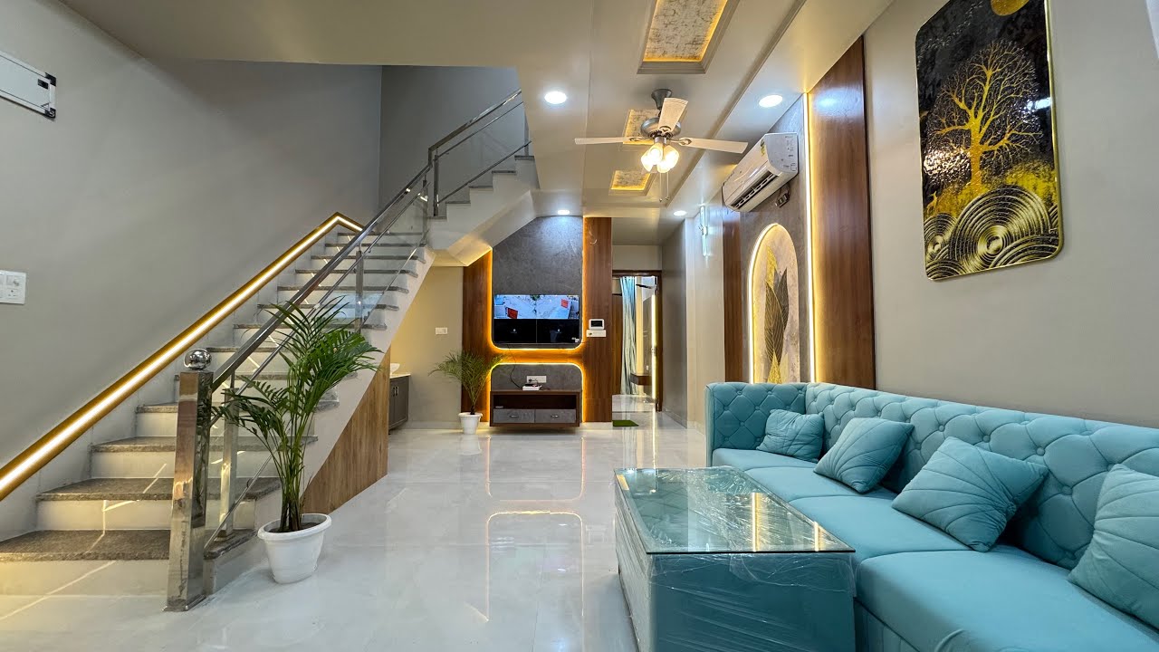 15x55 House Design With Beautiful Interior | 3 BHK Furnished House for sale Ajmer Road Jaipur