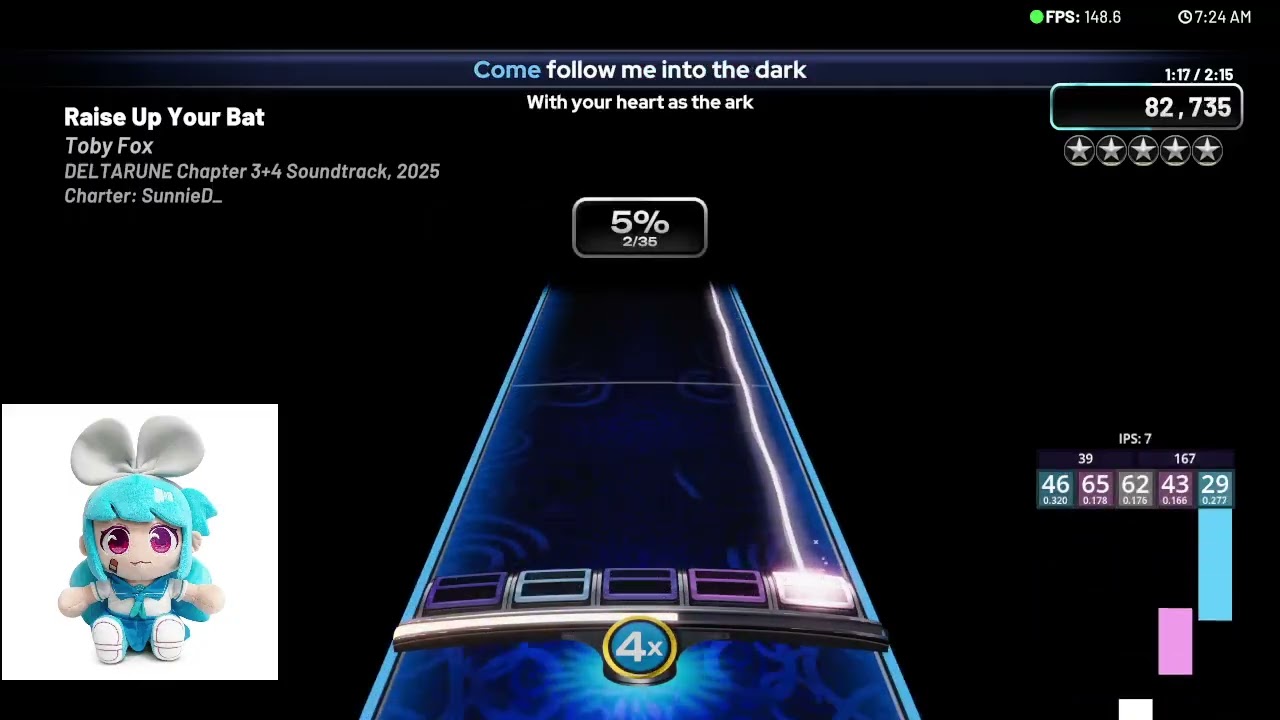[YARG] Toby Fox - Raise Up Your Bat 100% Expert Guitar FC (#158)