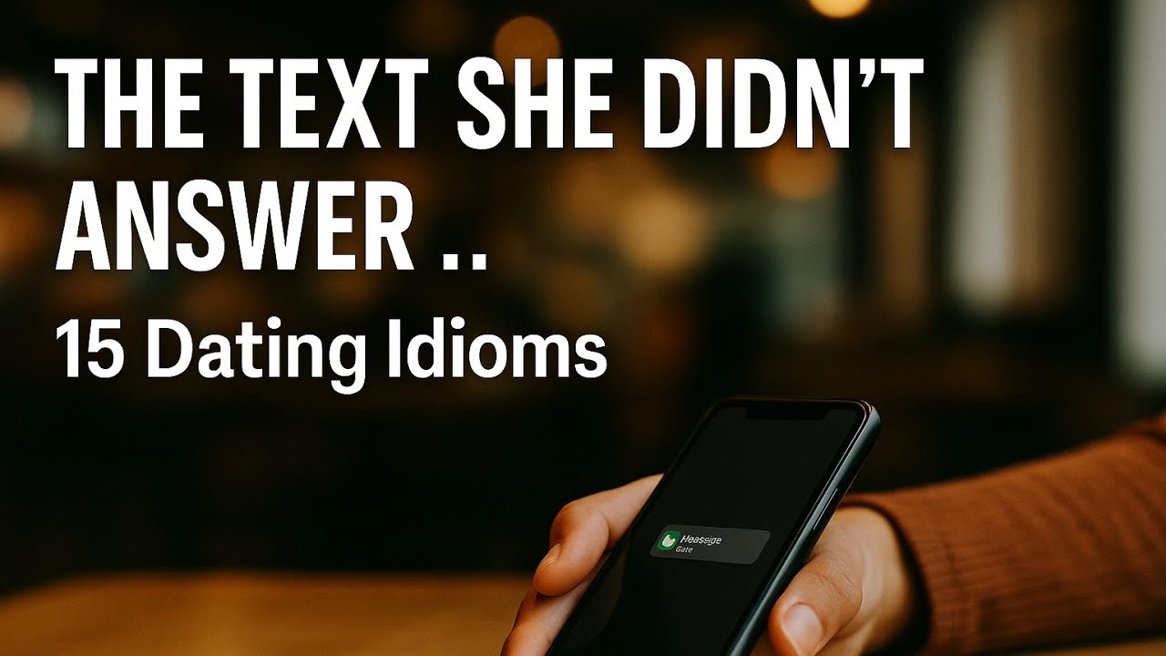 The Text She Didn’t Answer | 15 Dating Idioms You’ll Actually Use 
