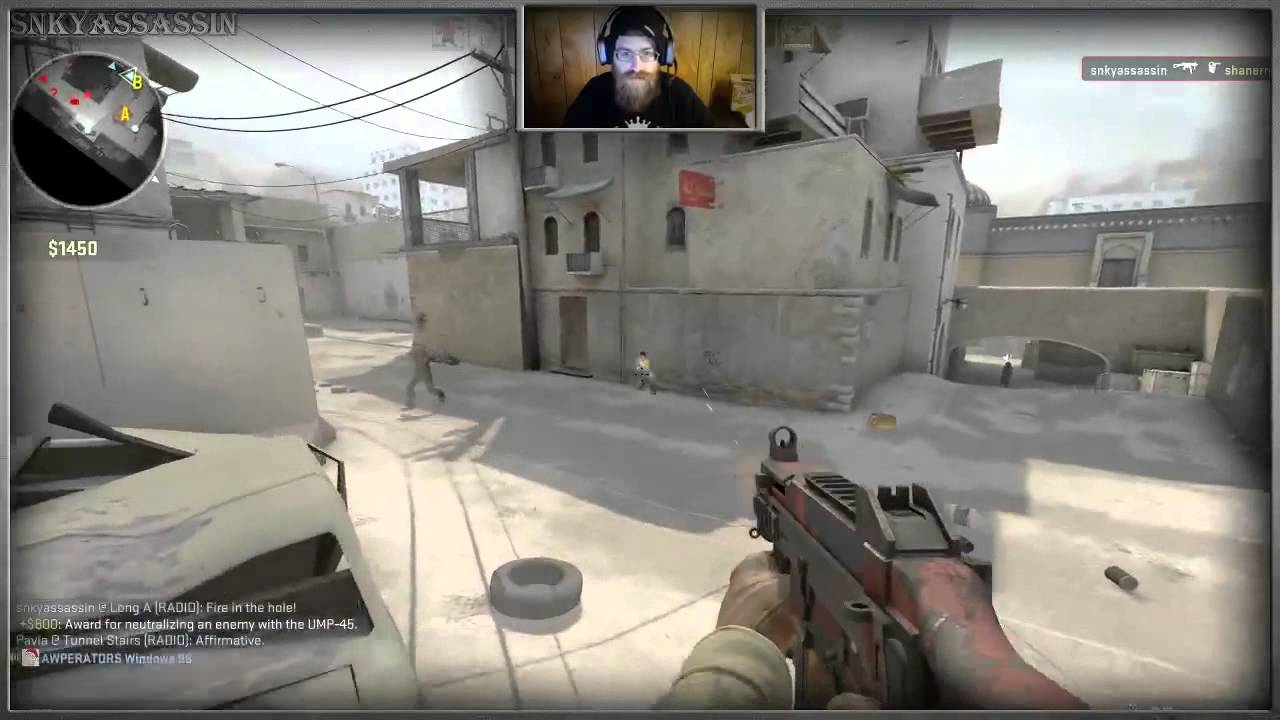 Streaming CS:GO with twitch.tv/snkyassassin (Clutch ACE OMFG snky)