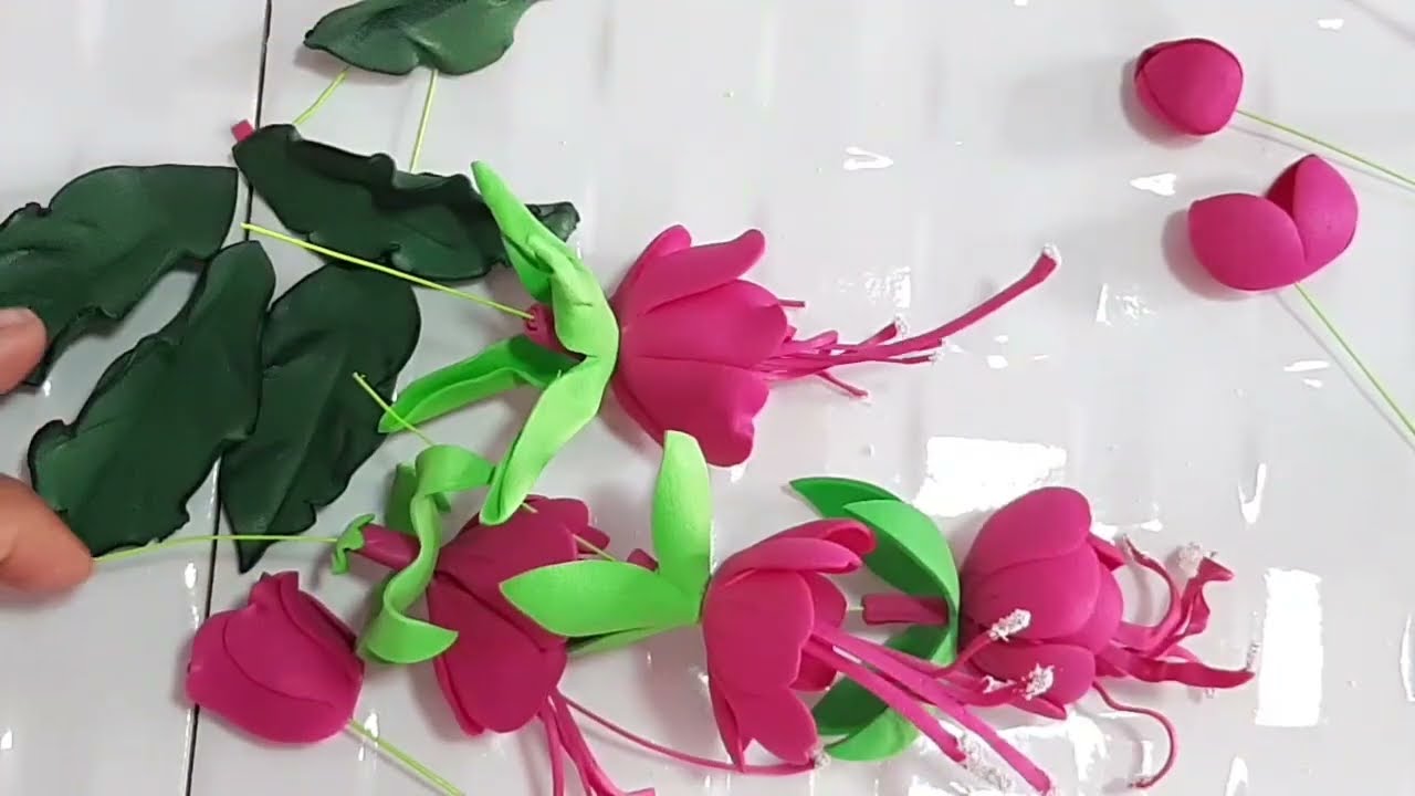 como hacer flor artificial, sem frisador,
