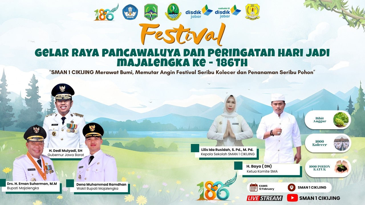 [LIVE] Festival Gelar Raya Pancawaluya dan Peringatan Hari Jadi Majalengka Ke - 186TH
