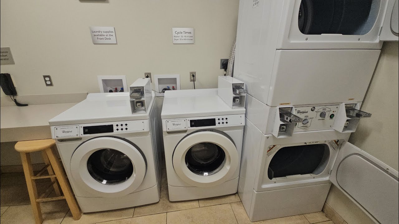 Guest laundry room tour: Whirlpools @ Courtyard by Marriott, Ruston, LA