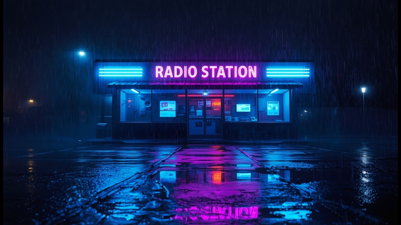 Deep Focus in Neon Rain  | Chill Beats for Study & Work (1 Hour)