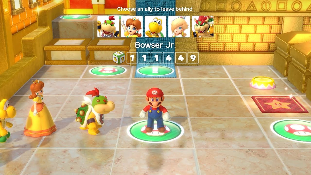 Super Mario Party Partner Party #2072 Tantalizing Tower Toys Luigi & Mario vs Goomba & Waluigi