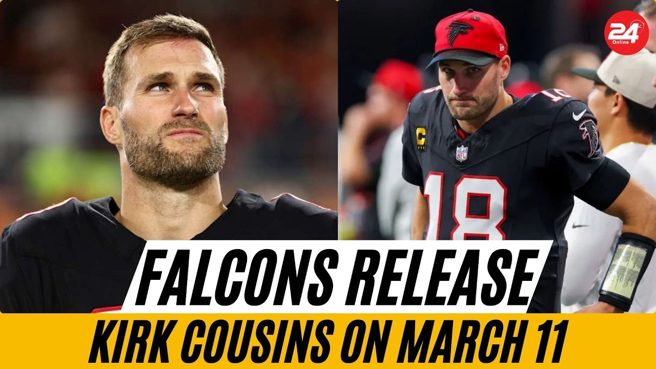 The End of an Era: Falcons to Release Kirk Cousins on March 11 Amid Penix Transition