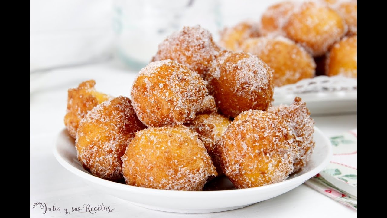Buñuelos de naranja😍SUPER RICOS Y ESPONJOSOS!!