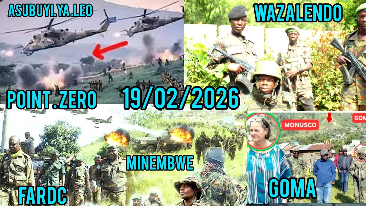 19/02/2026 👇Minembwe Point Zero: Mapigano Yaanza Alfajiri Leo tazama video 🇨🇩💪