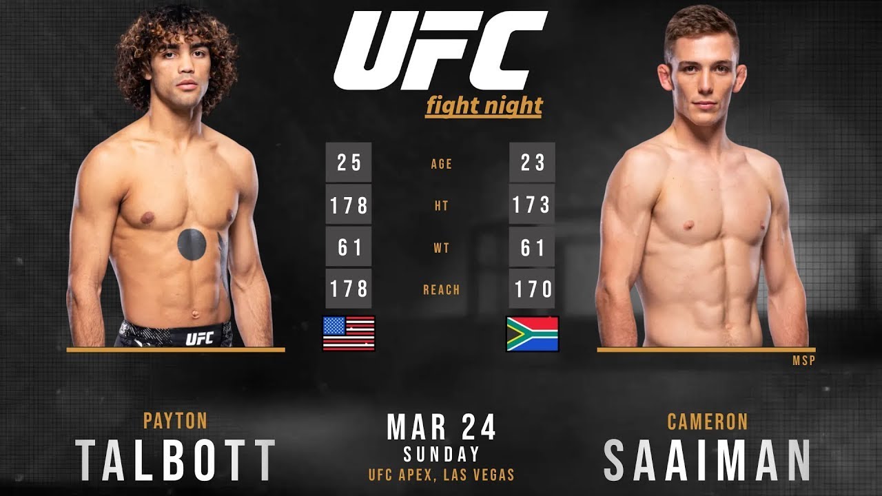 Payton Talbott vs Cameron Saaiman