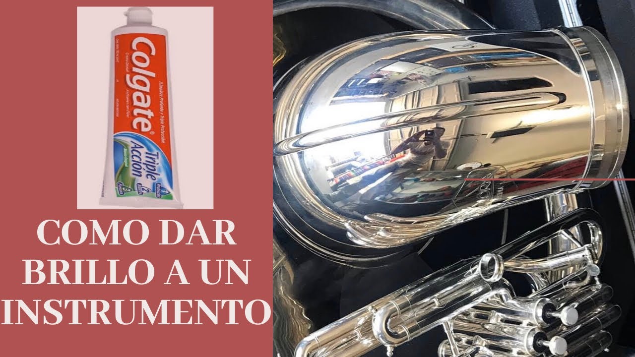 Como DARLE BRILLO A UN INSTRUMENTO DE METAL EN CASA 100% EFECTIVO👌🏼