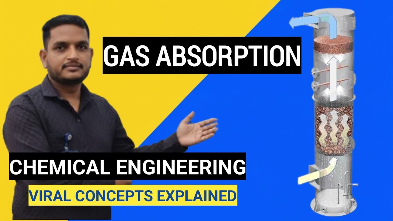 Gas Absorption Explained in Hindi | Chemical Engineering | Mass Transfer Easy 