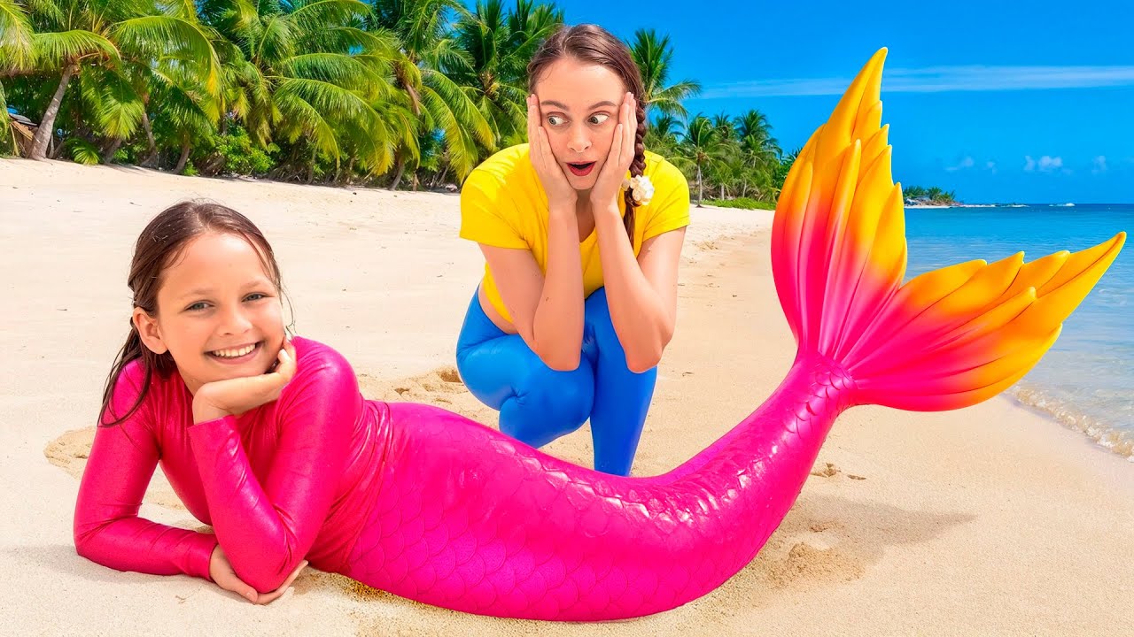 ¡Maya y la Aventura Mágica de la Sirena en el Agua Limpia! 🧜‍♀️🌊