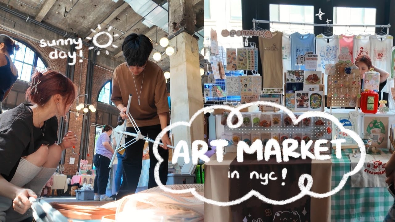 are local art markets worth it? ☀︎ sunnyday art market