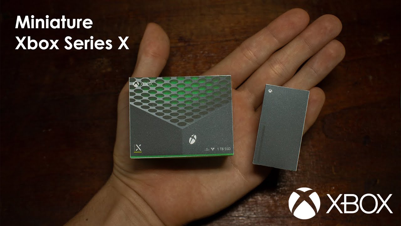 Making of Miniature Xbox Series X 1:6 Scale | Timelapse Video