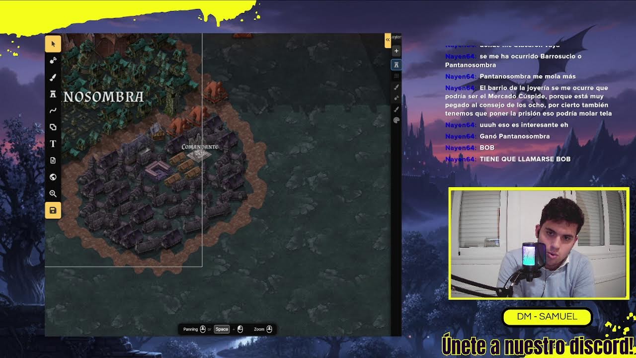 Charlando y Mapeando sobre mi mundo de Aelyndar!