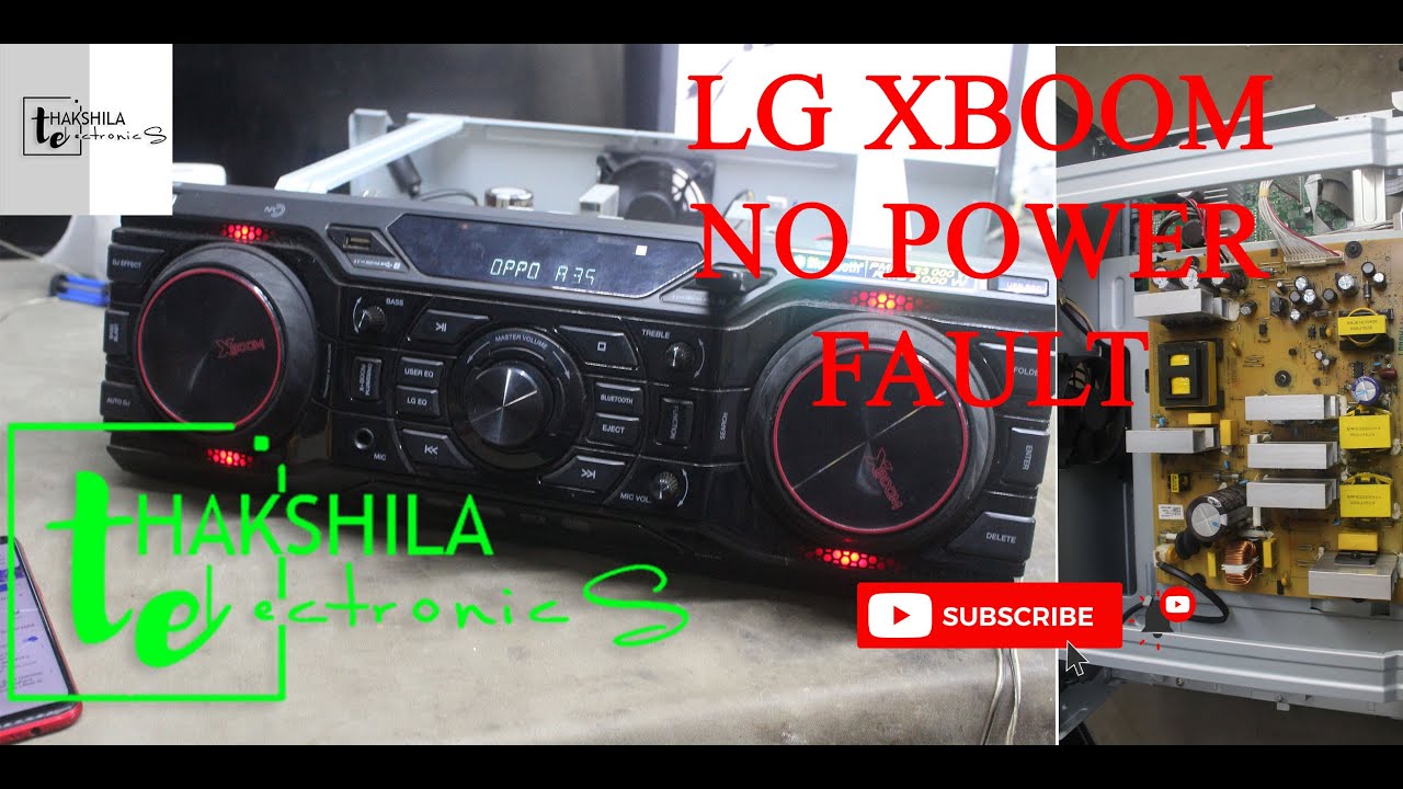 LG XBOOM NO POWER  