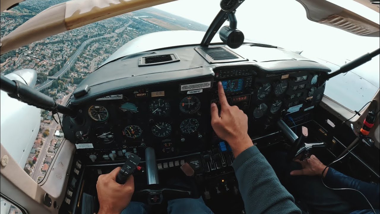 4K POV How to Fly Multi Engine Aircraft - Piper Aztec Model D Full Tutorial EP2