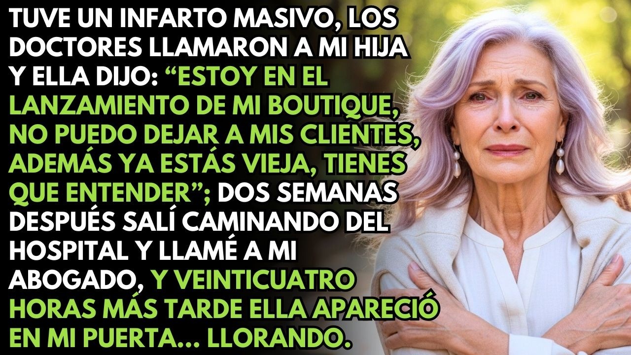 Tuve un Infarto Masivo… Los Doctores Llamaron a Mi Hija y Ella Dijo Estoy en el Lanzamiento de Mi...
